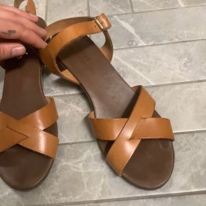 Italian leather sandals